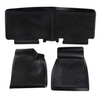 Set of 4 Anti-Slip Floor Mats for Tesla Model S (2015–2020) TPE Black