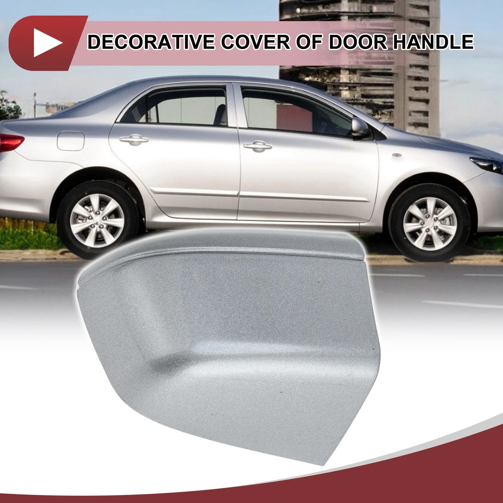 Front Right Door Handle for Honda Accord (2018–2020) Silver Tone ABS