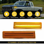 Amber Side Marker Signal Turn Light for Ford F-150 Bronco F-250 F-350 (1980–1986)