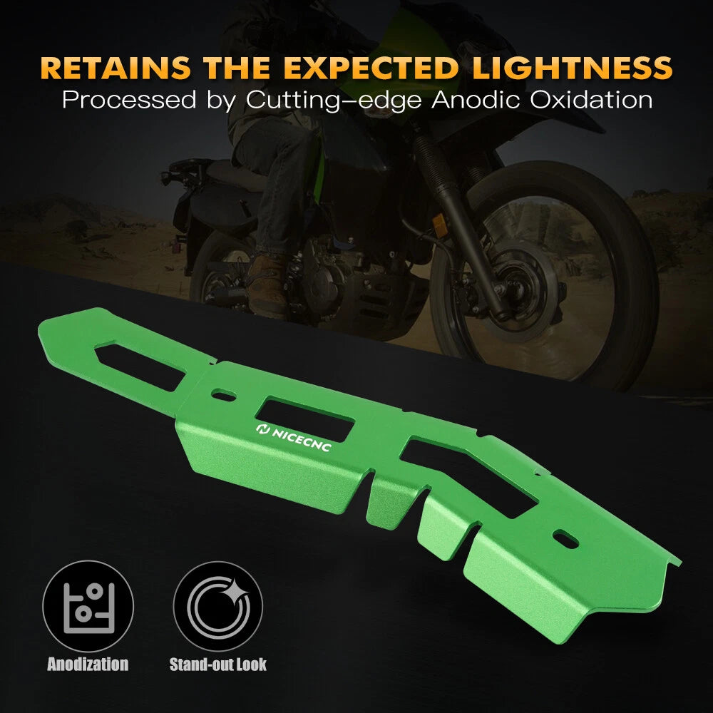 Muffler Silencers Pipe Heat Shield Guard for Kawasaki KLR650 (2008–2018)