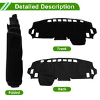 Dashboard Cover for Mitsubishi Delica Mini B34A B35A B37A B38A (Black Polyester)