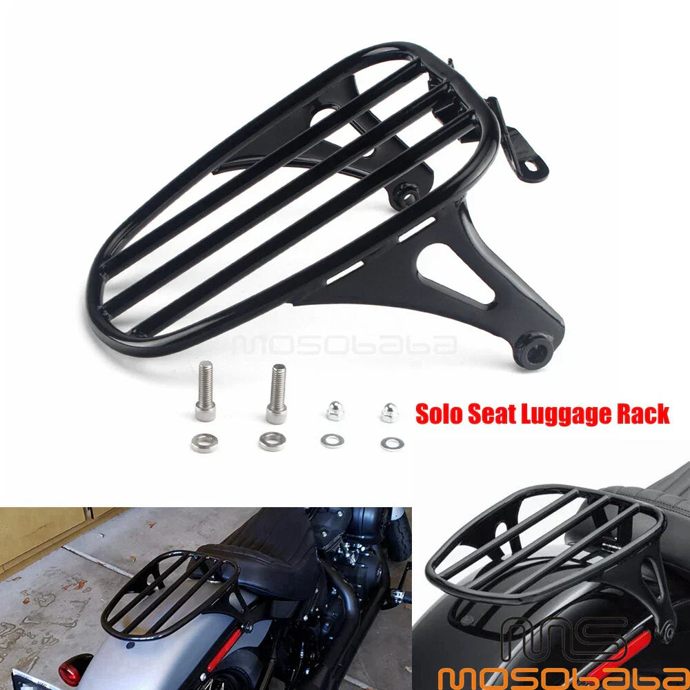 Solo Seat Luggage Mount Rack for Harley Deluxe Heritage Classic (2018-2021)