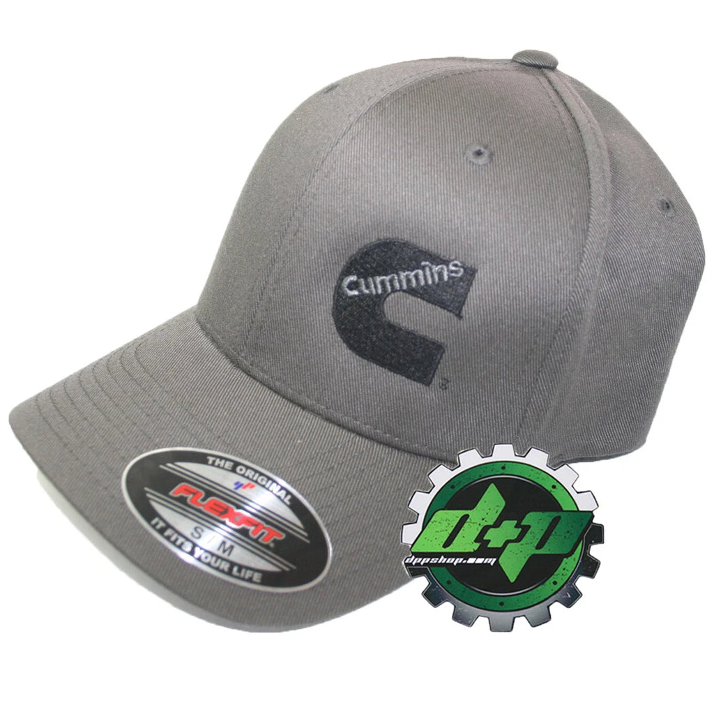 Cummins Fitted Flex Fit Cap S/M - Dark Gray