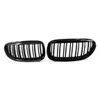 Glossy Black ABS Front Kidney Bumper Grille for BMW 650i M6 (2004–2010)