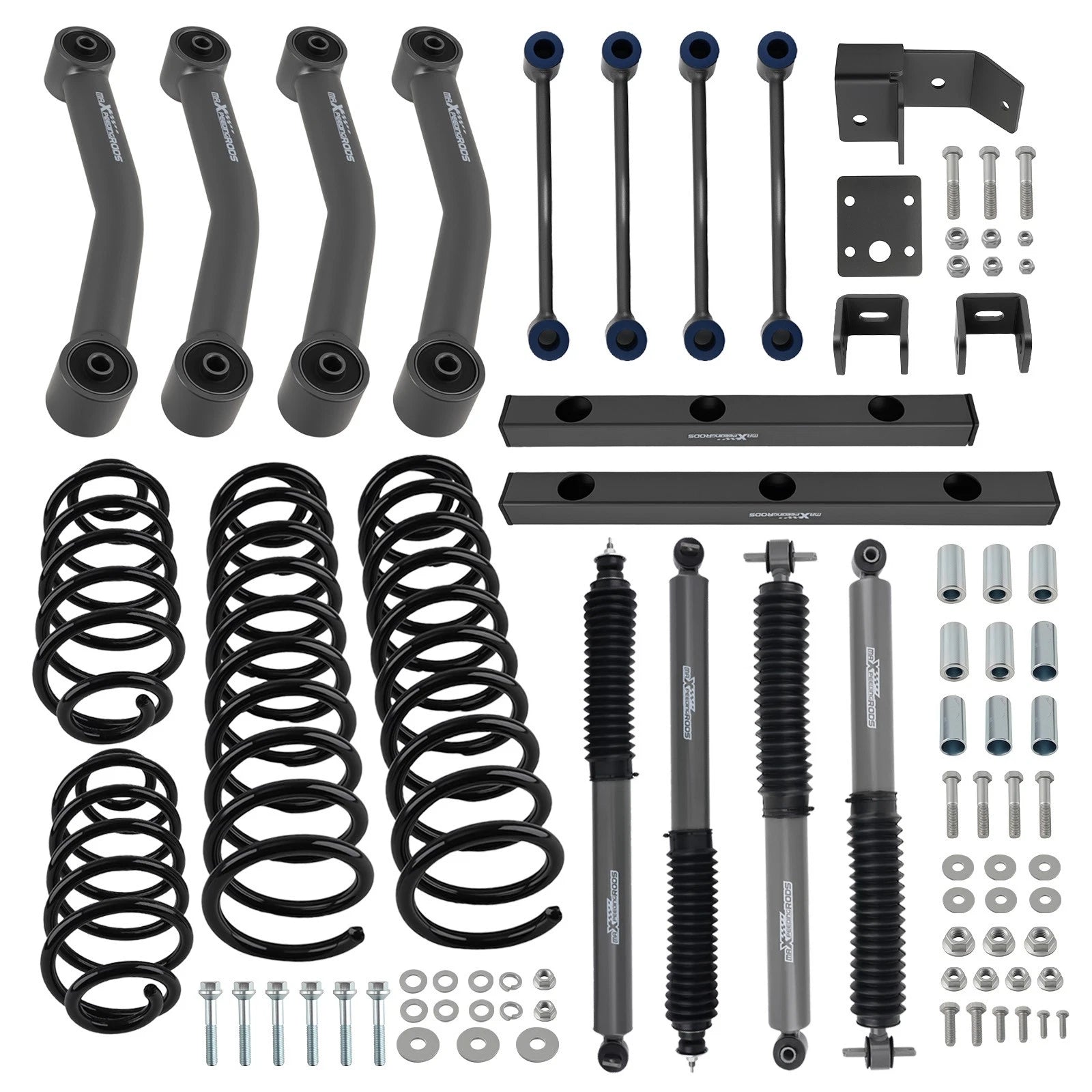 4" Off Road Suspension Lift Kit Shocks for Jeep Wrangler TJ (1997–2002)