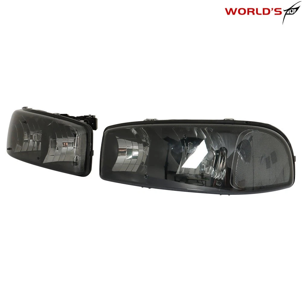 Smoke Headlight Assembly for GMC Sierra Yukon (1999–2007)