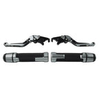 Titan Extendable Brake Clutch Levers Grips Set for BMW F900 F900R (2020-2023)