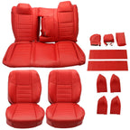 Set of 2 Red Seat Covers for Dodge Challenger (2011–2014)