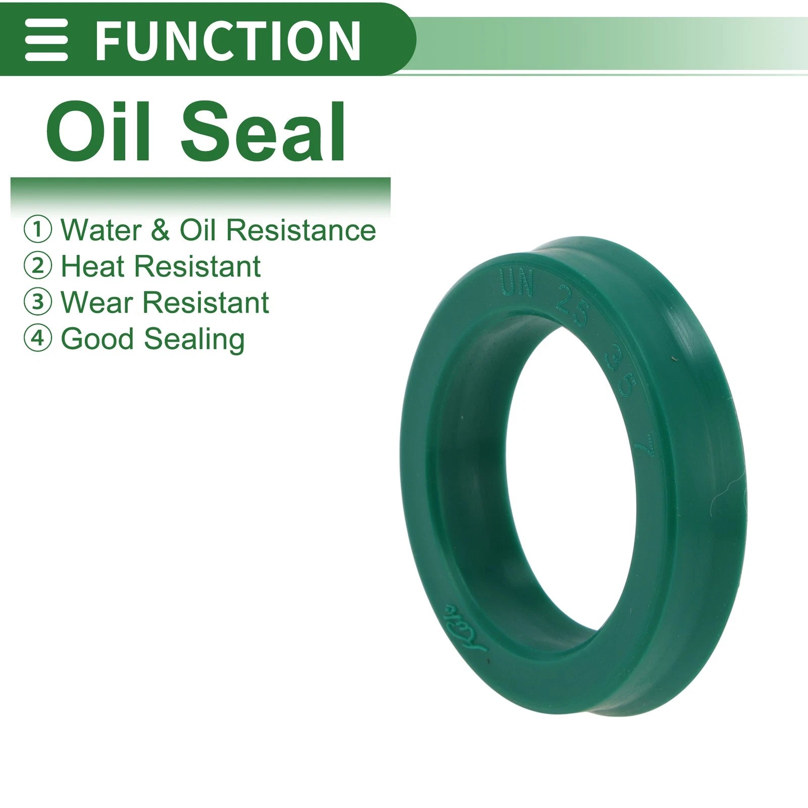 5X Oil Seal Ring for Various Models (25x35x7mm, TPU, High Pressure)