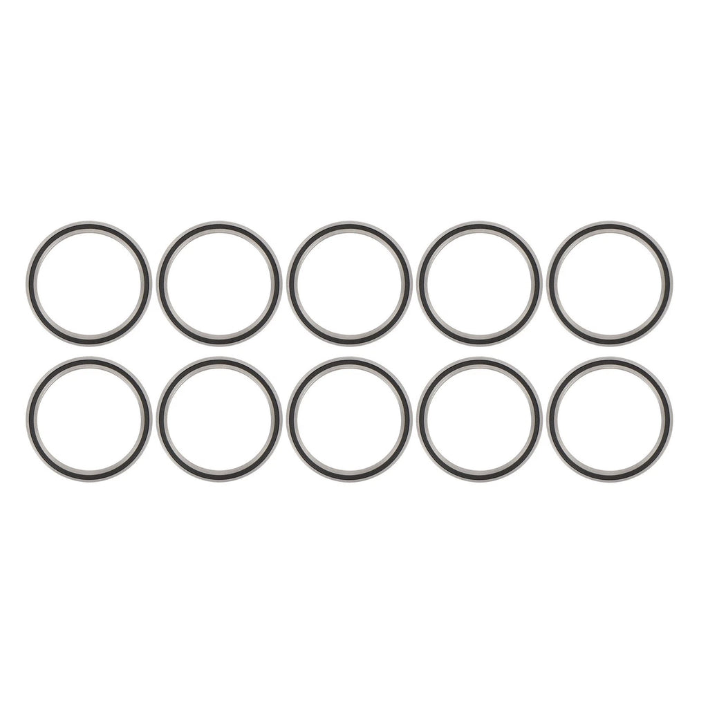 Set of 10 Rubber Seals for Deep Groove Ball Bearings (50×62×6mm)