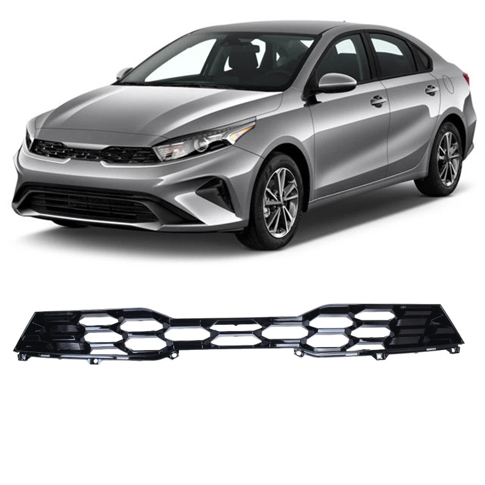 Front Upper Grille 86350M7500 for Kia Forte Sedan (2022–2024) Black