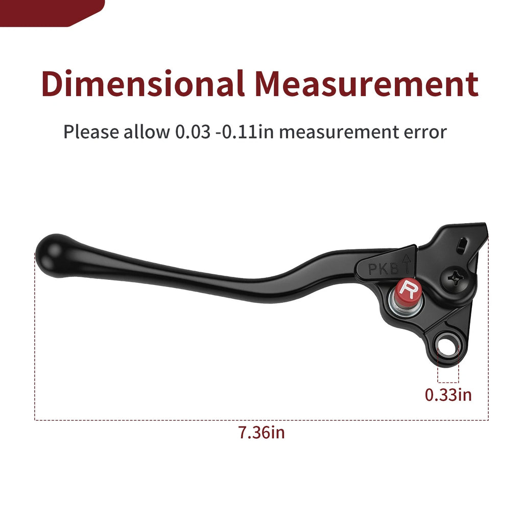 Left Hand Rear Brake Lever Parking Lock Assembly for Honda FourTrax 300 (1988–2000)