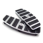 Skull Rider Footboard Insert Kit for Harley Touring/Softail (1987–2015)