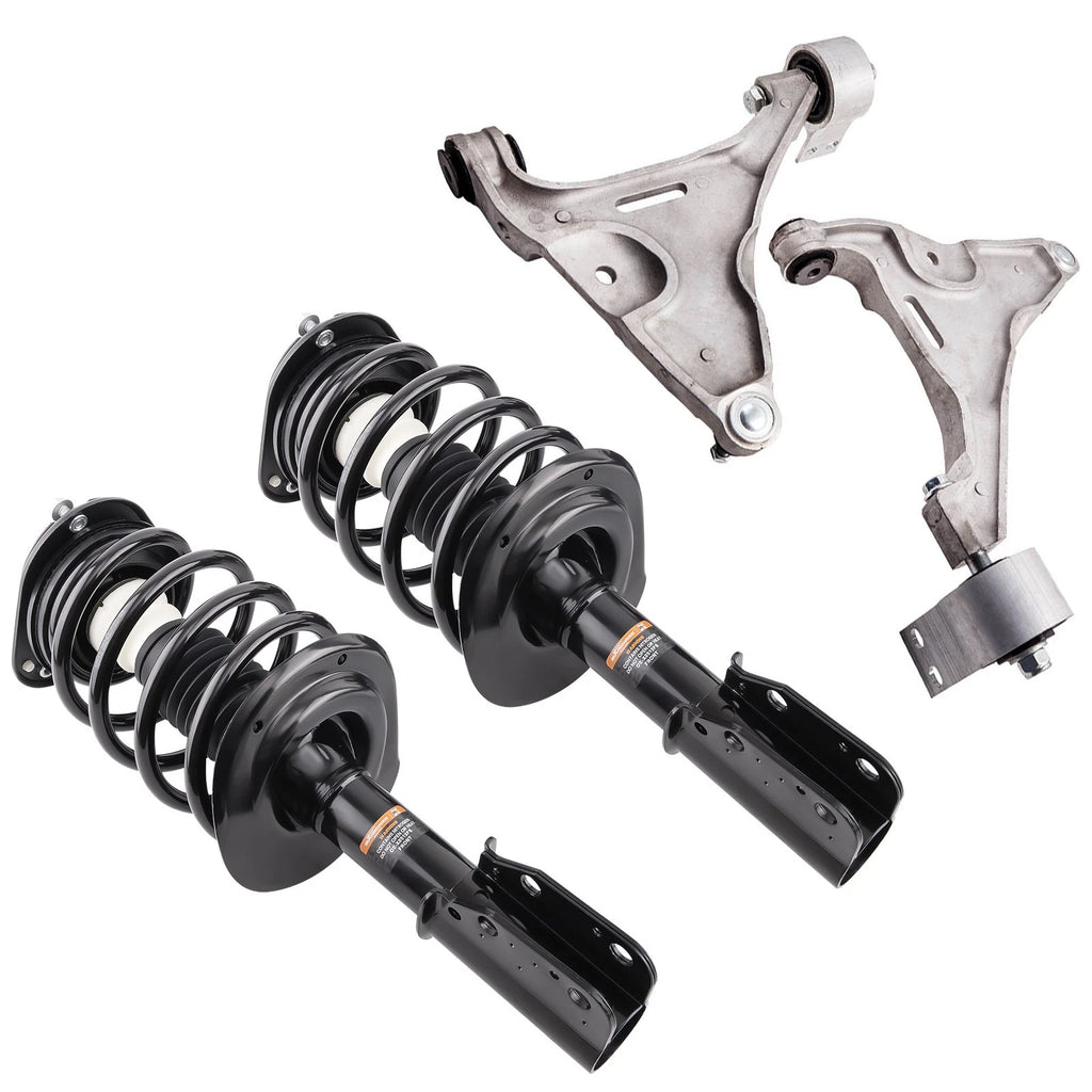 Set of 4 Front Struts Control Arms for Cadillac DTS Lucerne (2006–2011) K80354 K80355