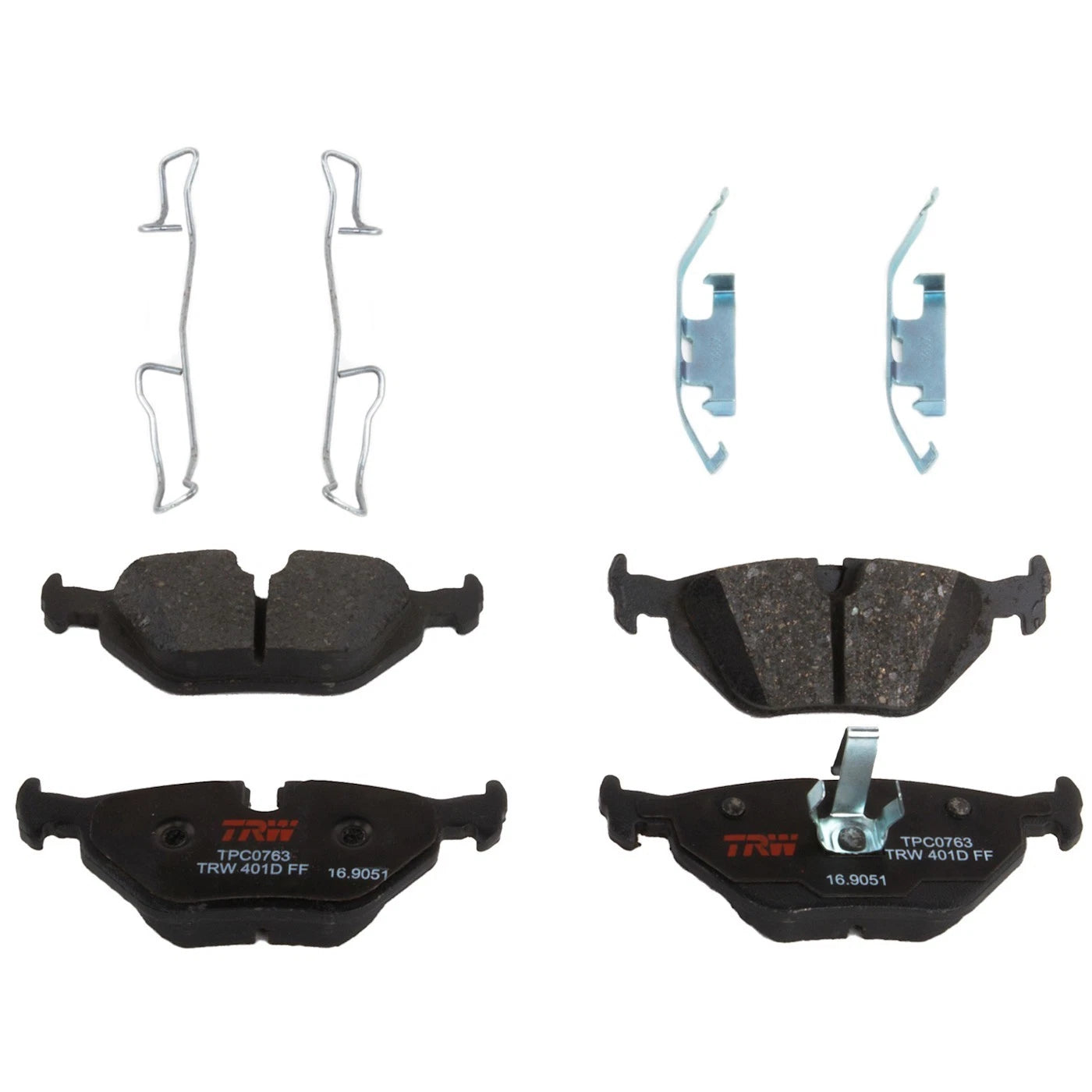 Set of 2 Brake Disc and Pad Kits for BMW 325 323 328