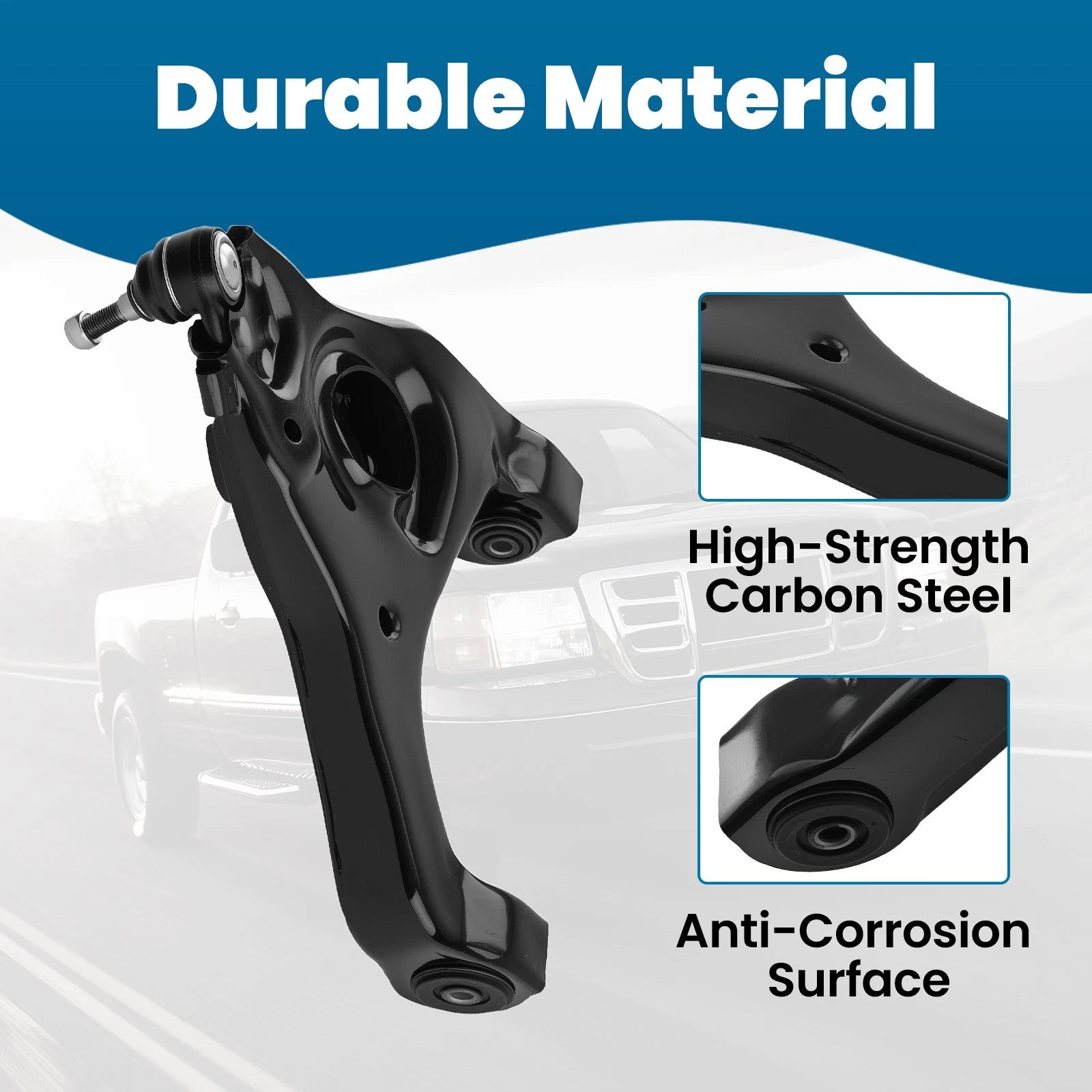 Front RH Lower Control Arm and Ball Joint for 1999–2006 Chevrolet Silverado 1500