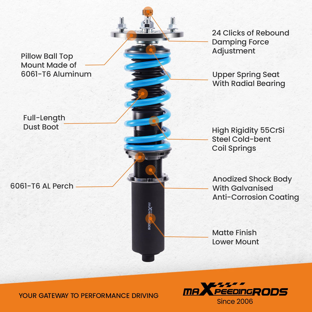 Adjustable Coilover Shocks Kit for Lexus IS250 IS350 AWD (2006-2013)