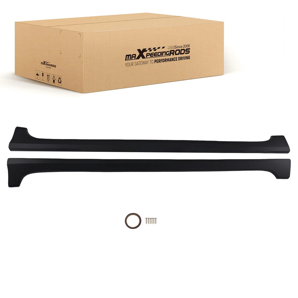 Side Skirt Body Kit Panel for Honda Civic 4Dr (2012–2015) Black ABS