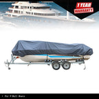 Trailerable Waterproof Boat Cover for All Boats (600D Marine Grade)