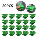20 Pipe Clamps for Greenhouses and Cold Frames (11mm Diameter)