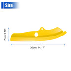 1 Pair Front Bumper Lip Splitter Protector Yellow for Dodge Challenger  734301749374