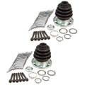 Set of 2 Inner CV Axle Joint Boot Kits for Audi 80 Quattro, VW Jetta, Fox, Golf