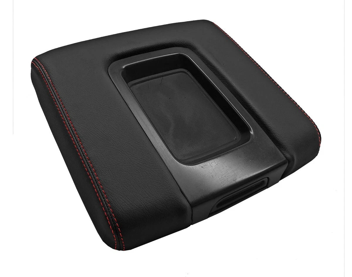 Console Lid Cover for Chevrolet Silverado (2014–2020) Red Stitch