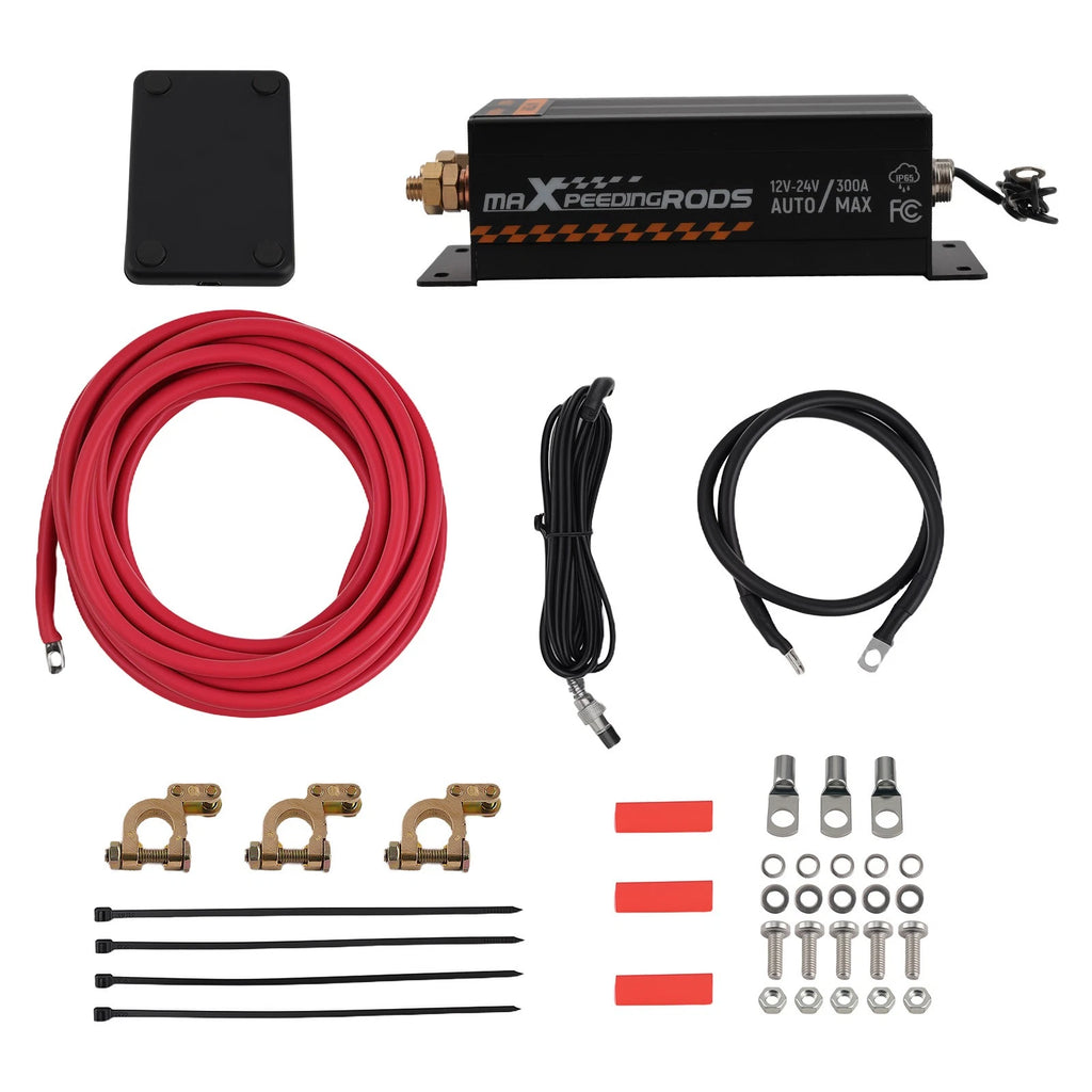 300A Battery Isolator Manager for Car Truck SUV Dual Battery System