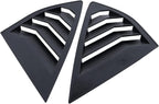 Gloss Black Rear Side Window Louver Shutter Cover for Ford Fusion Sedan (2013–2022)