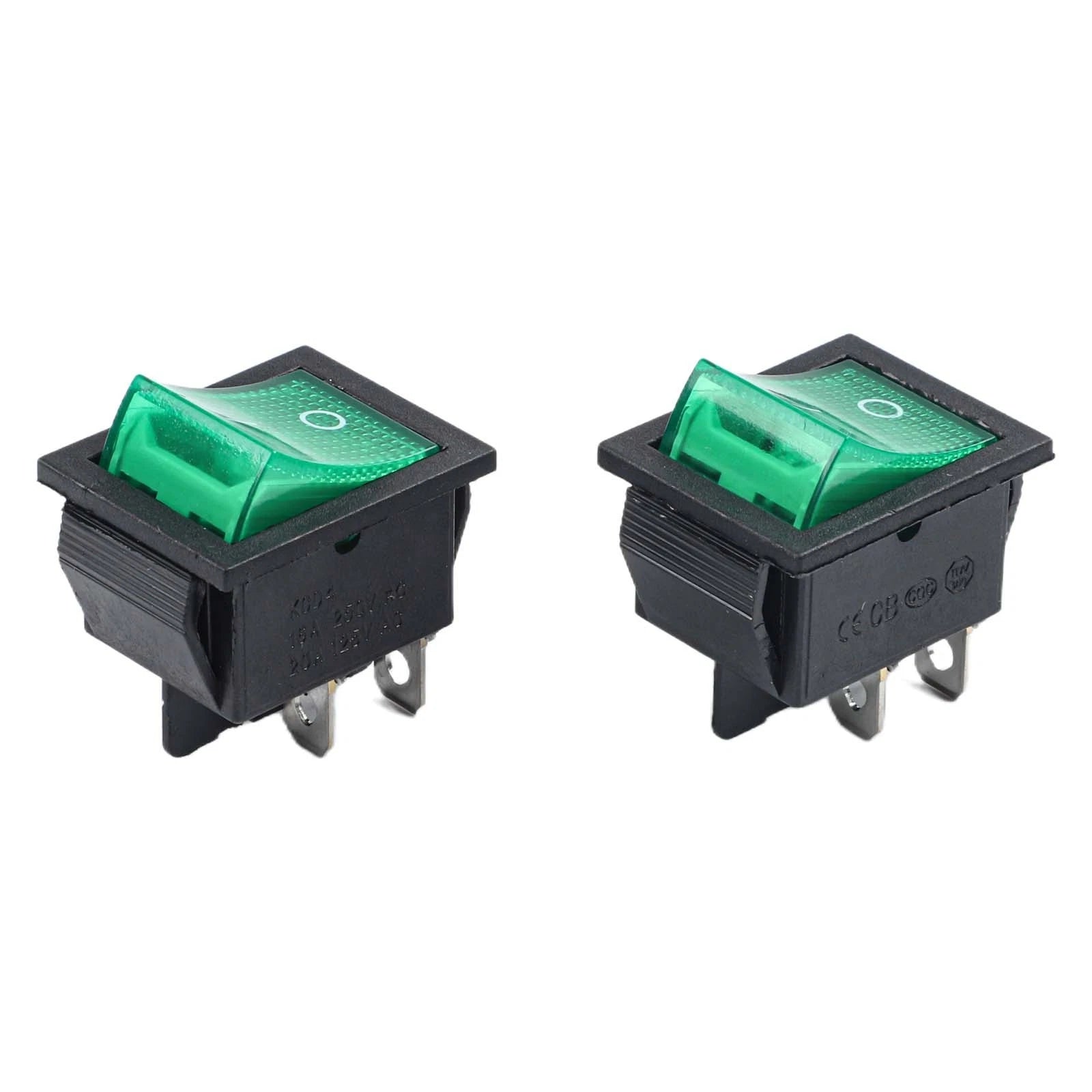 2X KCD4 4Pin Rocker Switches 30A 250V for Numatic Vacuum (Application)