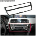 Carbon Fiber Interior Media AC Control Panel Trim for BMW 3 4 Series (F30)
