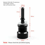 CNC Knurled Seat Bolt Black for BMW R Nine T/Scrambler/Racer/Urban/Pure (2014–2020) T9