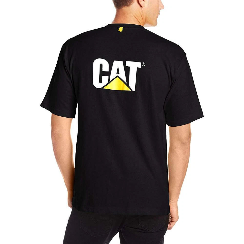 Caterpillar Long Sleeve Graphic Logo T-Shirt for Men (Various Colors)