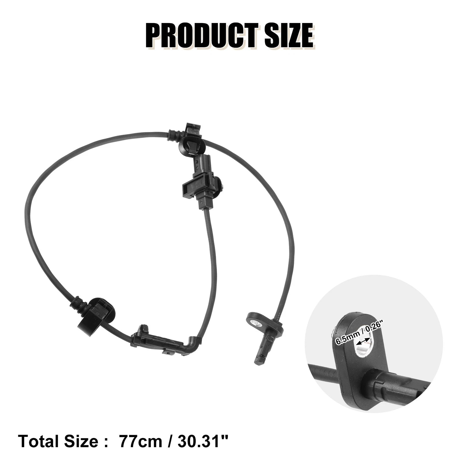 2X ABS Wheel Speed Sensor 57455-SNA-003 for Honda Civic 