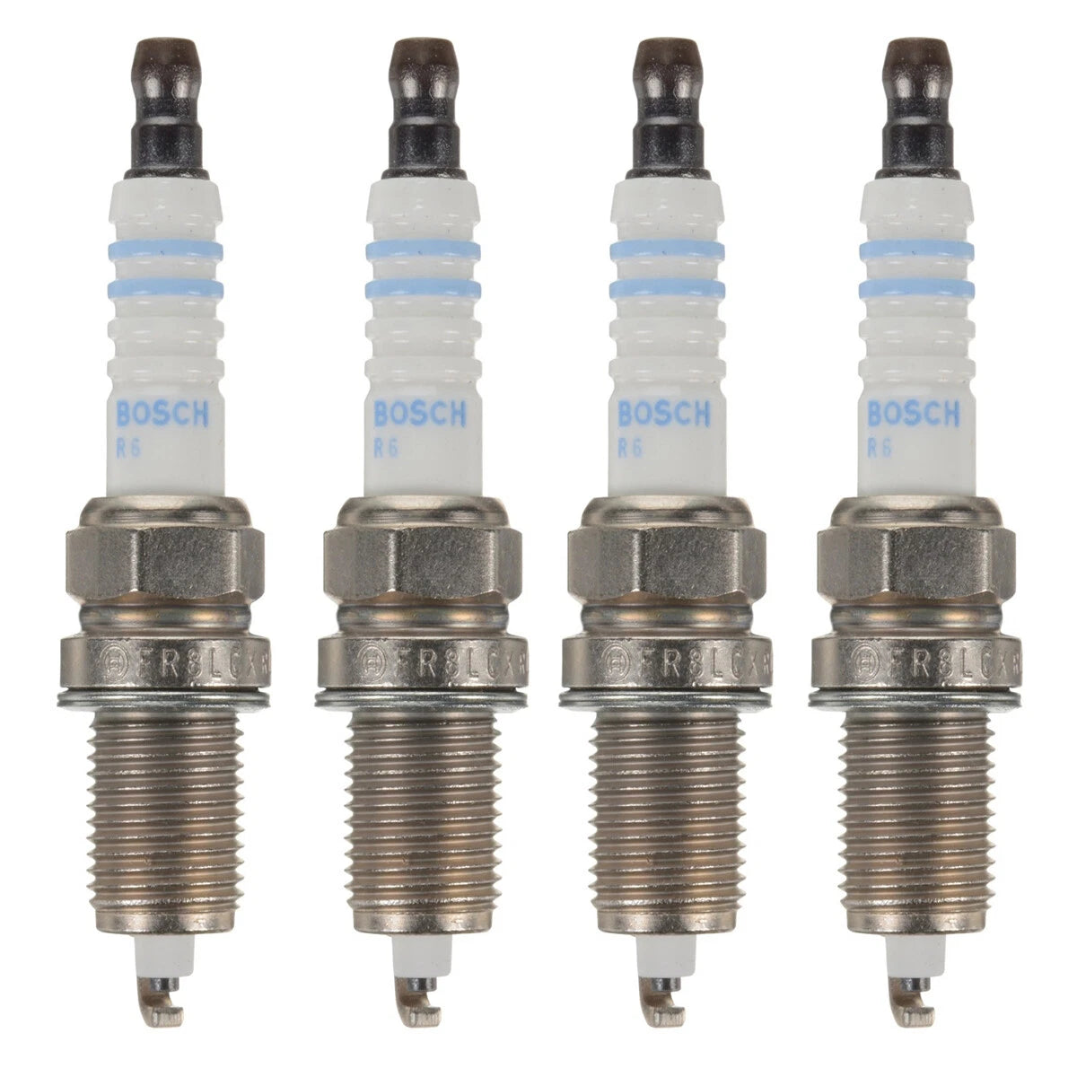 Set of 4 Bosch Super Plus Nickel Spark Plugs for Buick Chrysler Ford Jeep Mazda (L4)