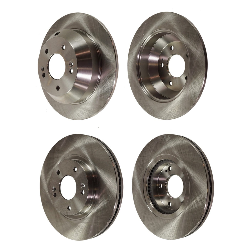 Front and Rear Disc Brake Rotors for Kia Sorento (2011–2014)