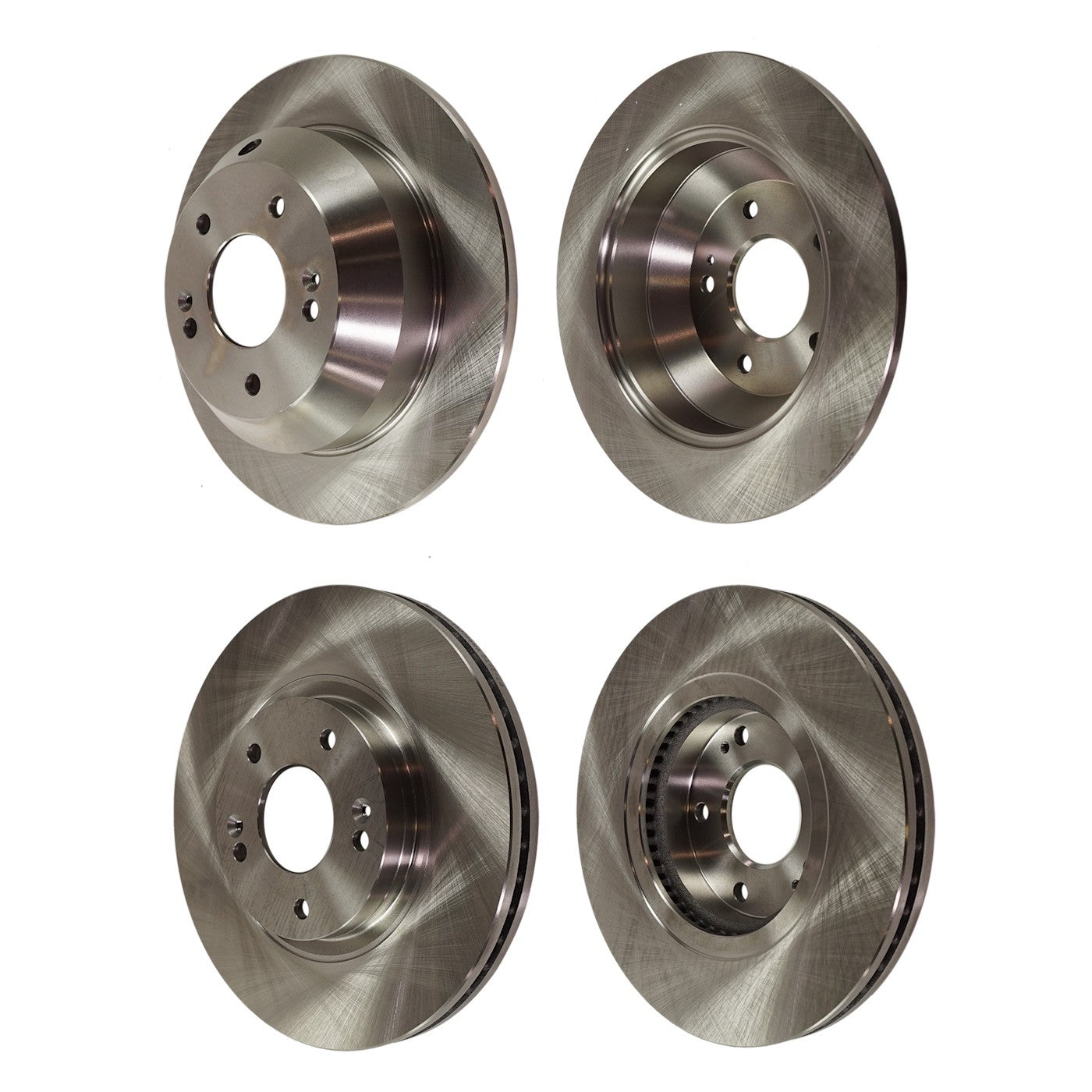 Front and Rear Disc Brake Rotors for Kia Sorento (2011–2014)