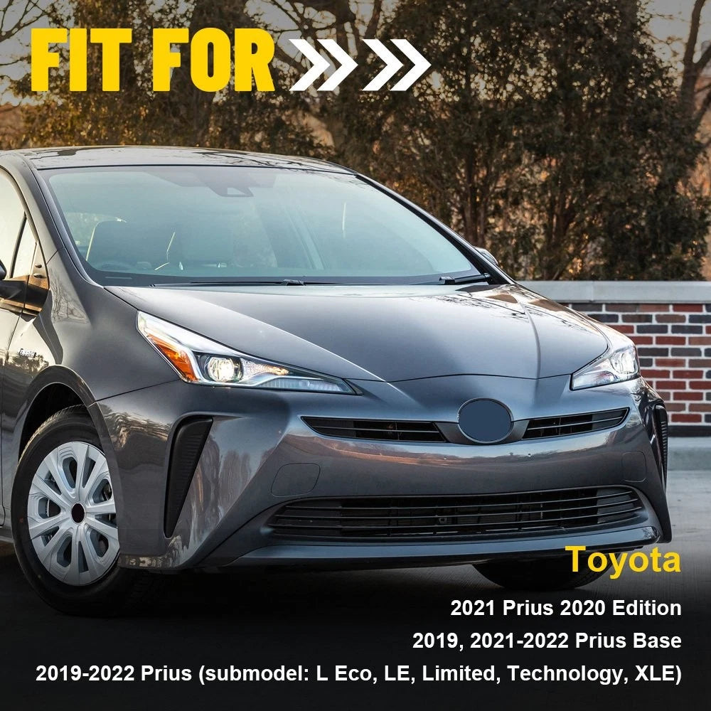 2X Tow Hook Eye Cap Cover for Toyota Prius (2019–2023)