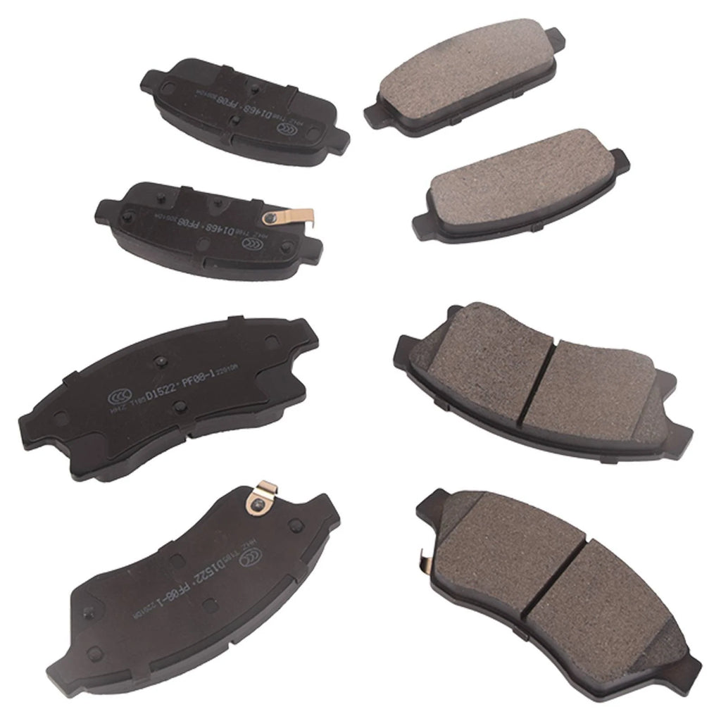Set of 4 Ceramic Brake Pads for Chevy Cruze Limited, Sonic, Buick Verano (2016–2019)