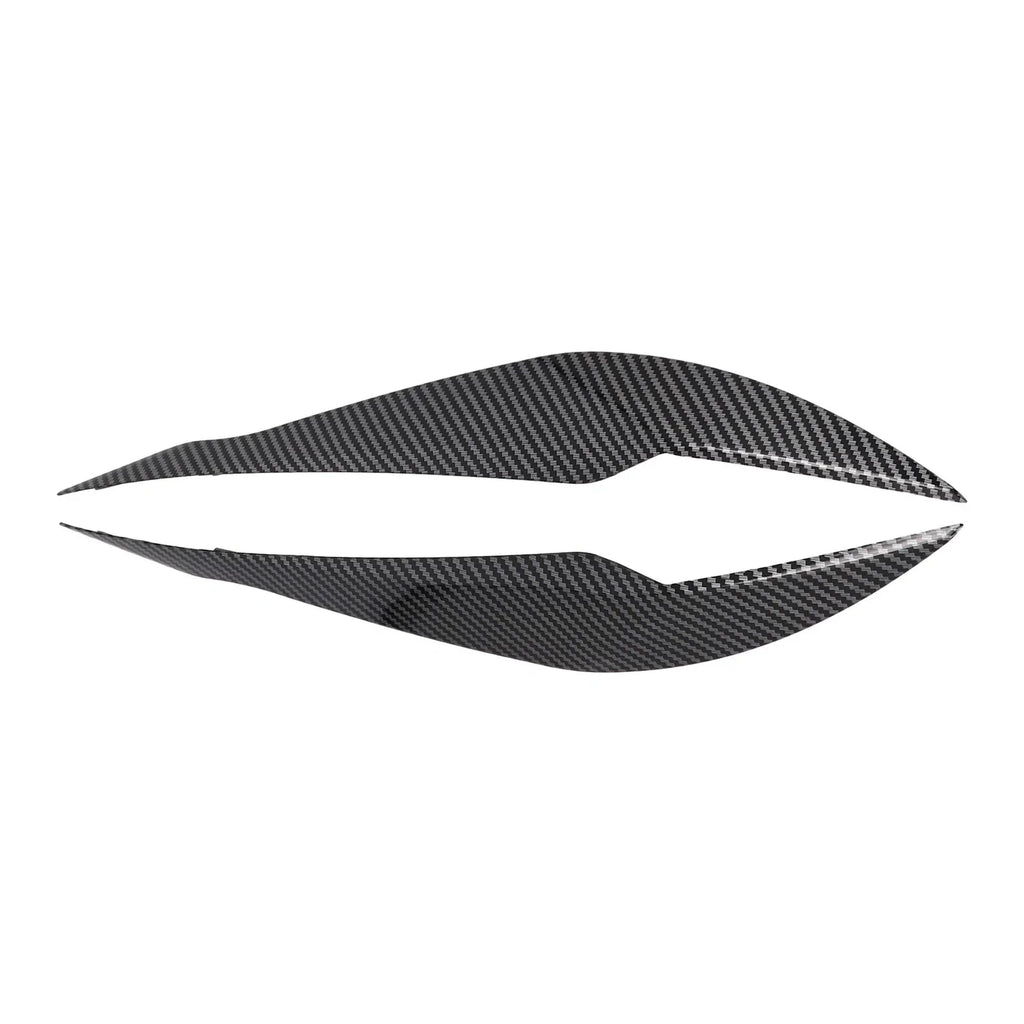 Carbon Black Eyelid Headlight Cover Set for F30 Sedan (2012–2018)
