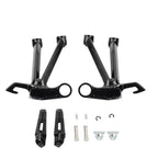 Black Rear Passenger Footrest Bracket for Suzuki GSXR1000 GSX-R 1000 (2007-2008)