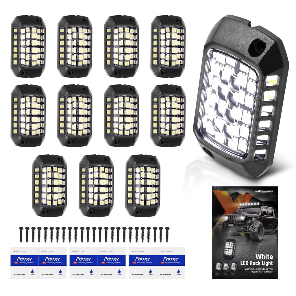 2X LED Rock Lights for Offroad Pickup Truck