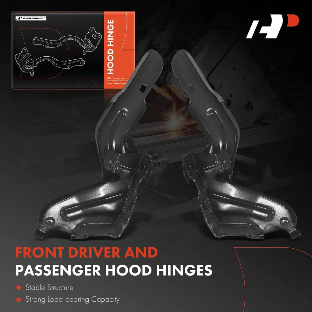 2Pcs Hood Hinge for Nissan Altima (2013–2018) Sedan