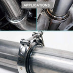 3.5'' V-Band Flange Clamp Kit for Turbo Exhaust Downpipes