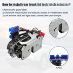 Tailgate Liftgate Door Lock Actuator for Dodge Grand Caravan (2008–2020) No. 4717674AD