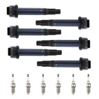 Set of 6 Ignition Coil Pack & Iridium Spark Plug for Toyota Avalon Lexus ES350 (2005–2019)
