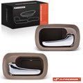 2X Rear Chrome Interior Door Handle for Honda CR-V (2002–2006)