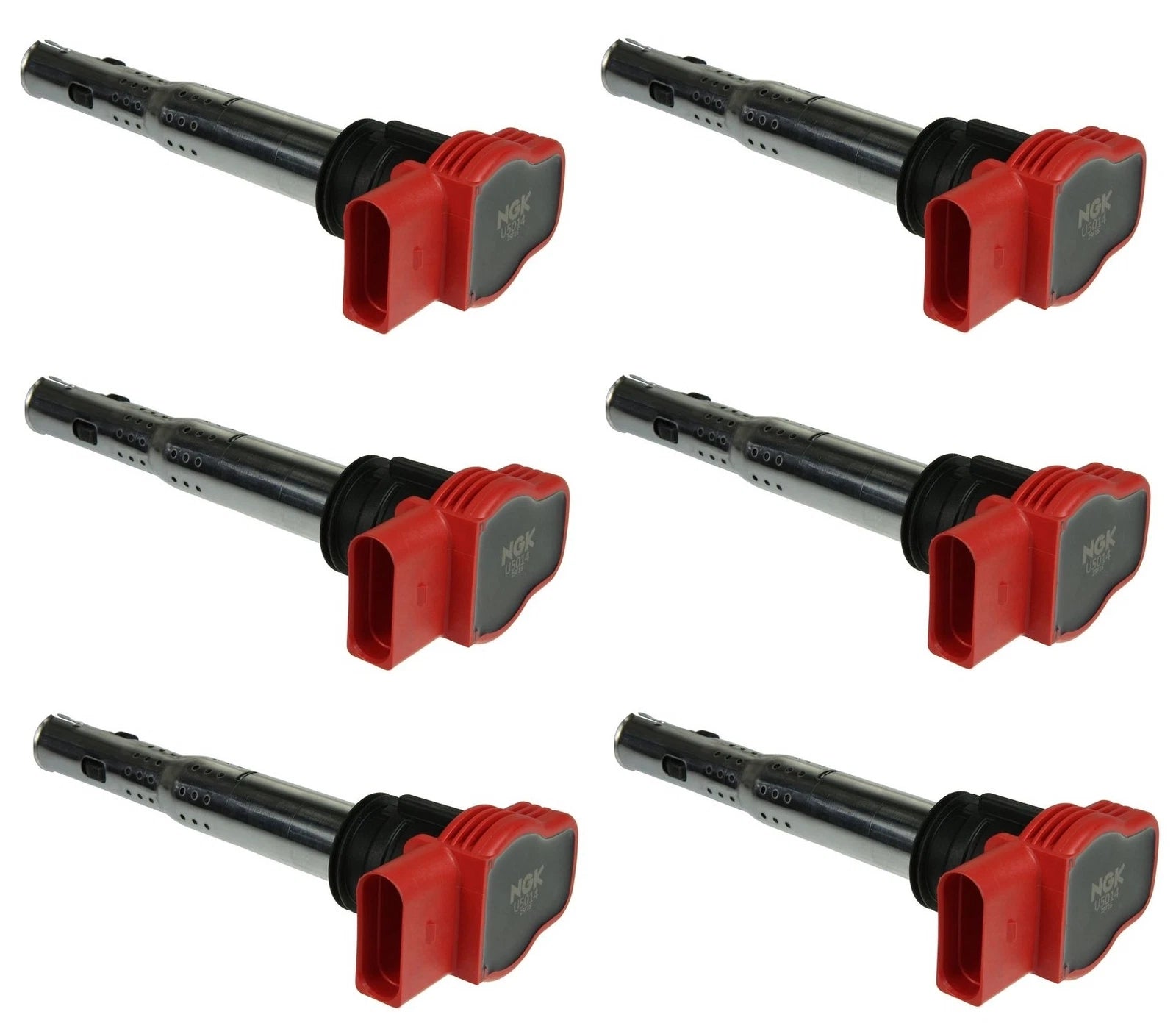 Set of 6 NGK Ignition Coils for Audi A4 A6 Quattro Volkswagen Touareg (2002–2009)