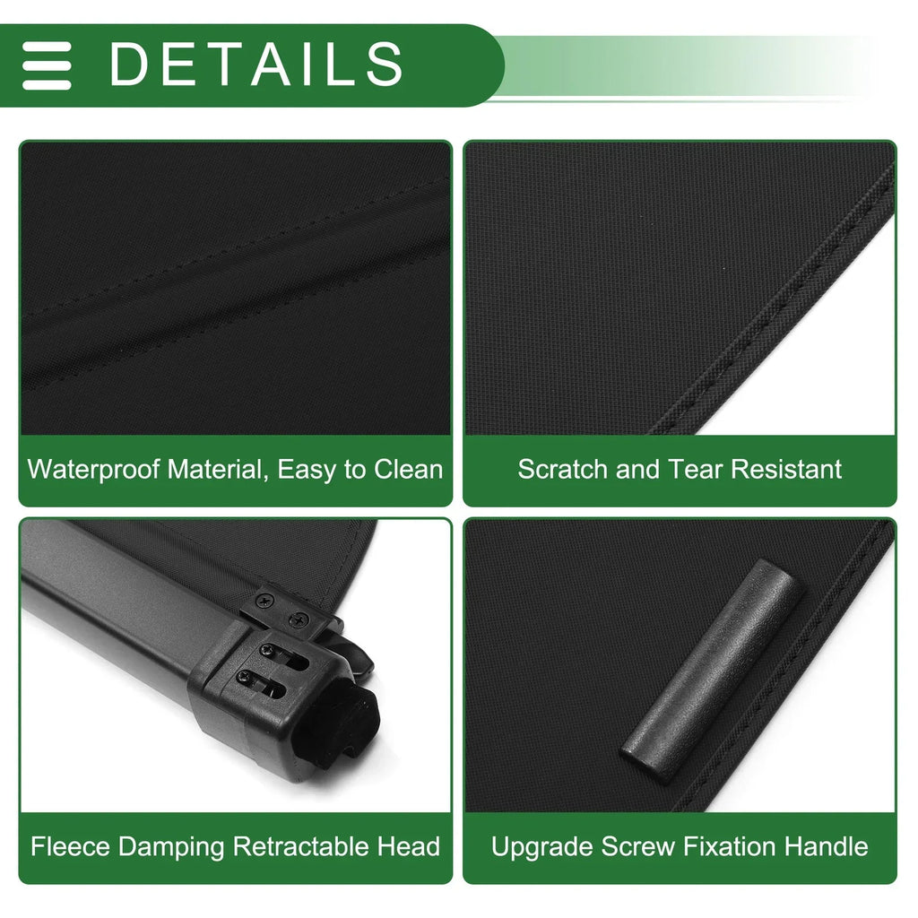 Trunk Retractable Cargo Cover for Honda Prologue 2024-2025 Gloss Black