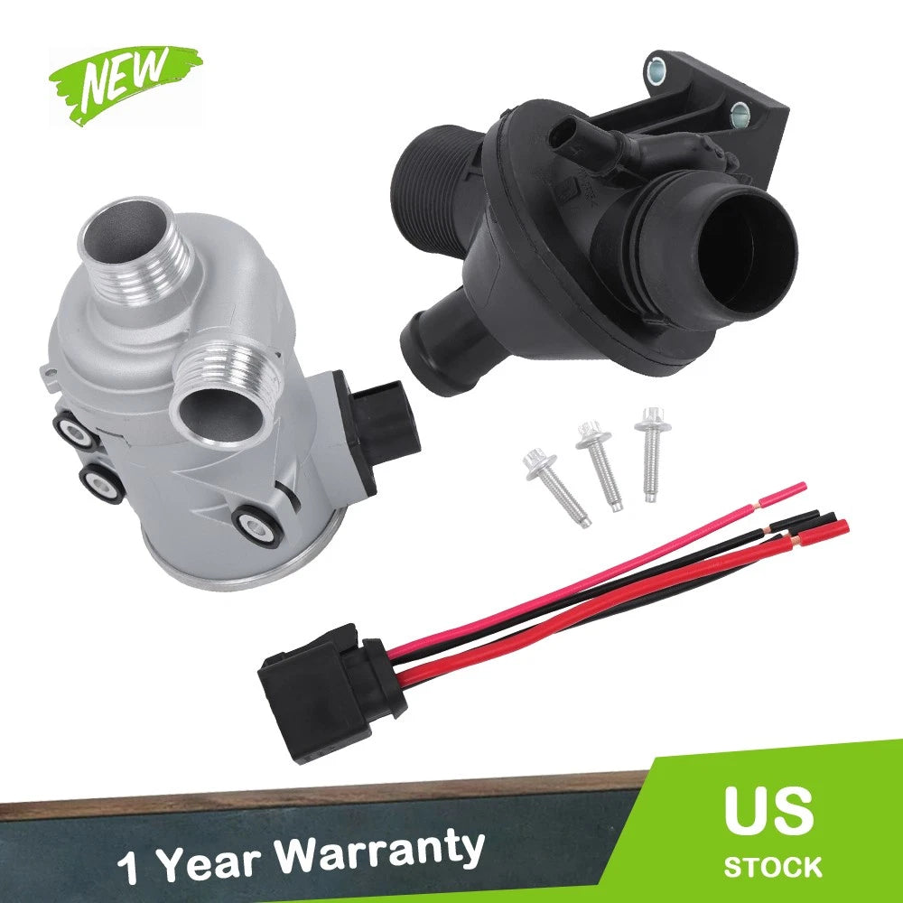 Electric Water Pump with Thermostat Kit for BMW 328i 528i 530xi X3 (2007–2013)